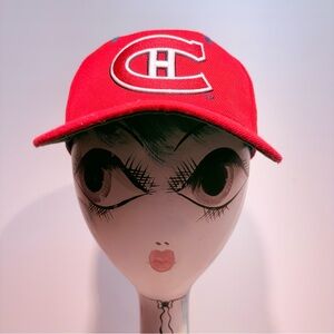 NHL Canadians Hockey Red Baseball Cap